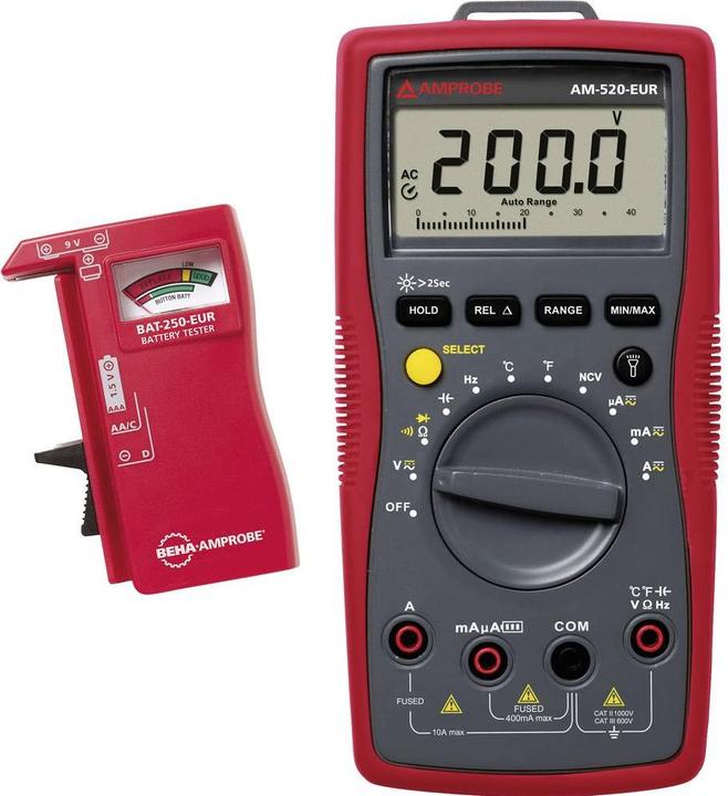 Produktbild Beha Amprobe Hand-Multimeter digital AM-520 (CAT III 600V, Hand-Multimeter)