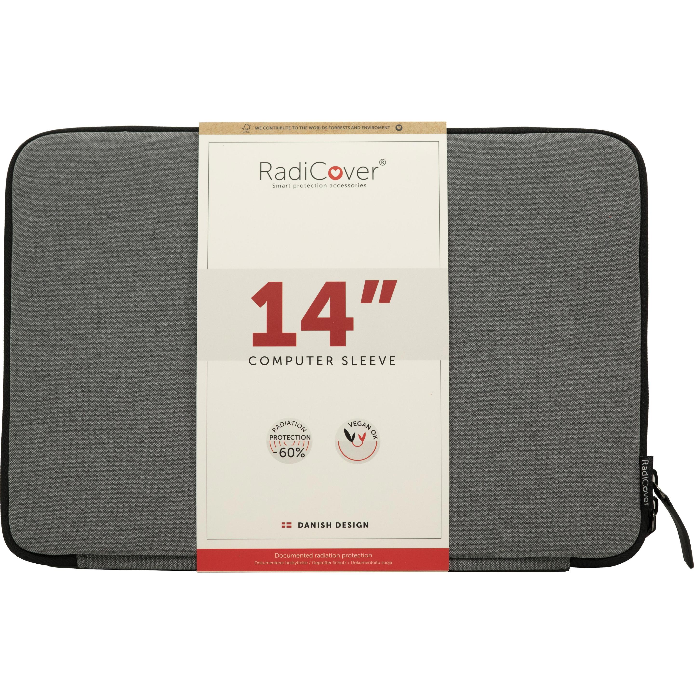 Thumbnail - Radicover Computer Sleeve 14 - Grey, Notebooktasche, Grau