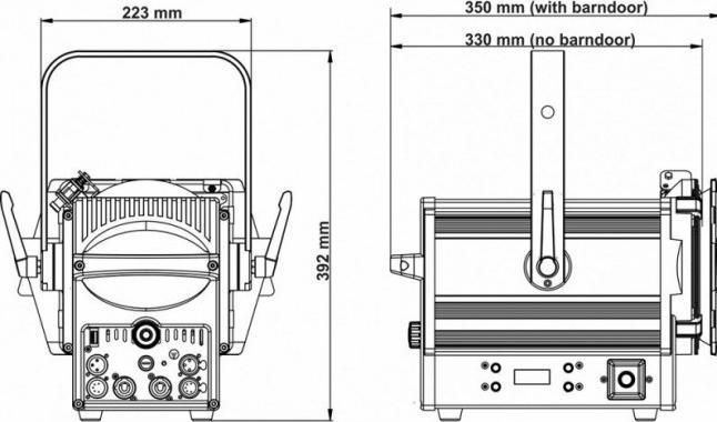 Produktbild Briteq BT-THEATRE 100MZ LED theater fresnel (100 W, LED)
