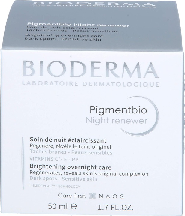 Nährwerte und Zutaten Bioderma Pigmentbio Night Renewer (50 ml, Nachtcreme)