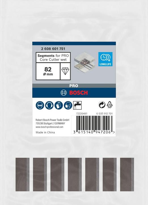 Produktbild Bosch Professional Zubehör PRO Core Cutter wet (82 mm)