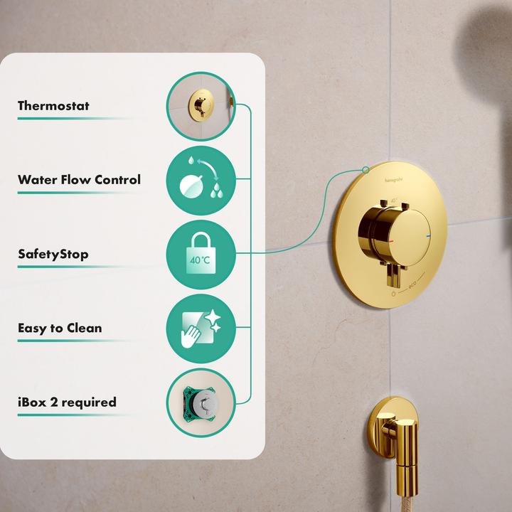 Image du produit hansgrohe Ecostat Comfort S thermostat encastré pour 1 consommateur, 33714990, 33714990