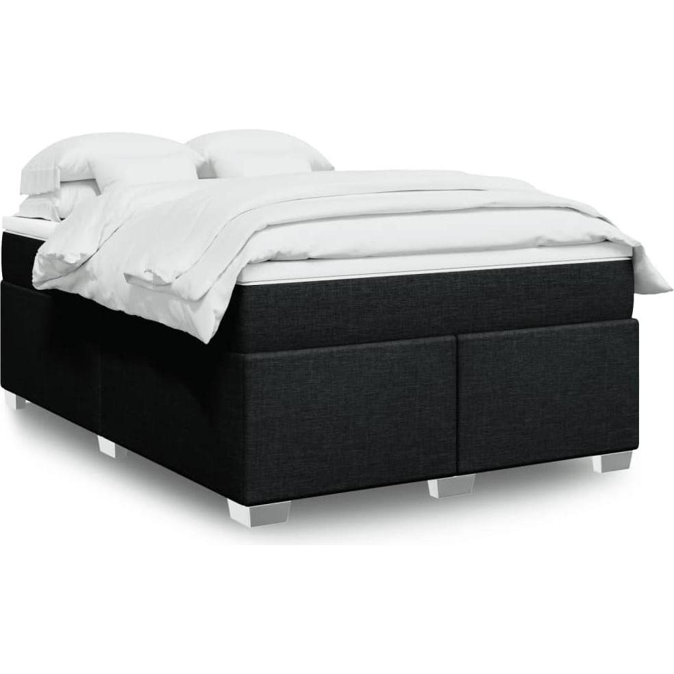 VidaXL, Bett, Bo x springbett mit Matratze 160 x 200 cm Stoff (160 x 200 cm)