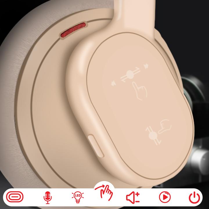 Actual product image Forcell Touch Beat Bluetooth headset (ANC, 30 h, Wireless)