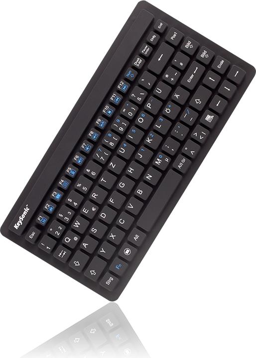 Actual product image KeySonic KSK-3230IN - Mini - Wired - USB - QWERTZ (DE, Cable)