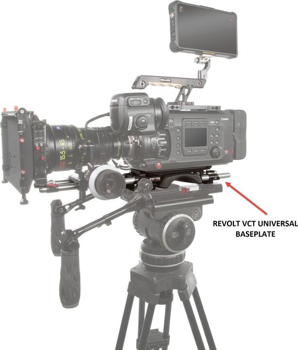 Actual product image Shape BP10 - Revolt VCT Universal Baseplate With Camera Shoulder Mount
