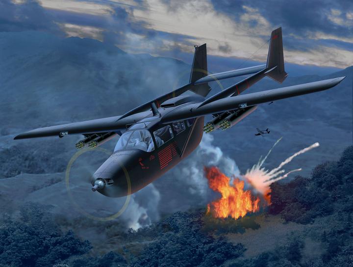 Actual product image Revell MS O-2A Skymaster