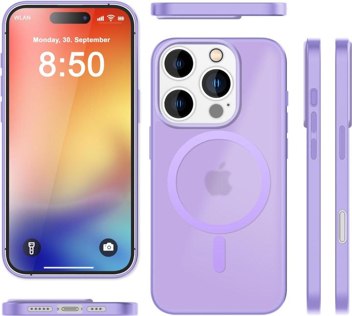 Produktbild Nalia Matte Hybrid Hülle mit MagSafe Funktion (Apple iPhone 16 Pro Max)