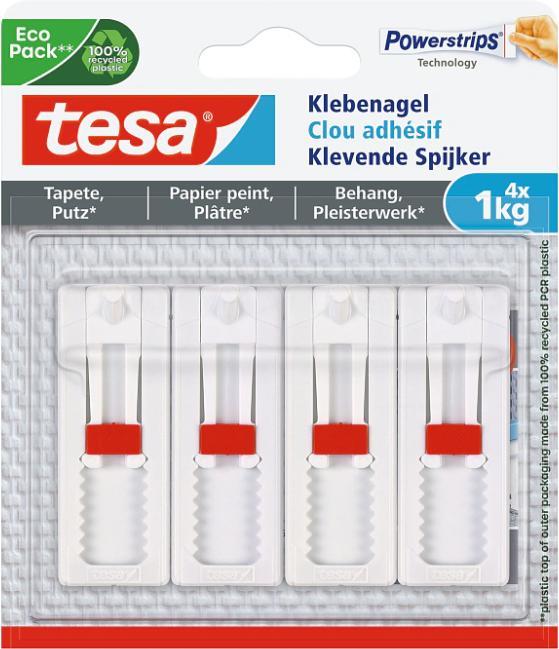 Actual product image tesa Adhesive nail wallpaper & plaster height adjustable