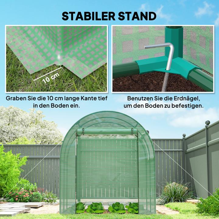 Actual product image Outsunny Greenhouse