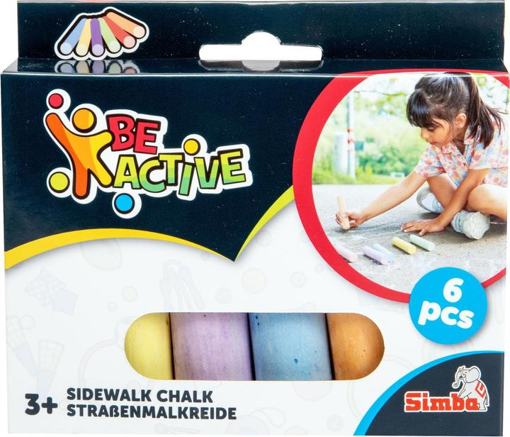 Actual product image Simba 6 street crayons (6x)