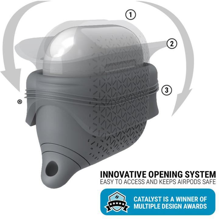 Productafbeelding Catalyst Vibe Case Apple Airpods (3rd Gen.) - Battleship Gray (Hoofdtelefoon hoes)
