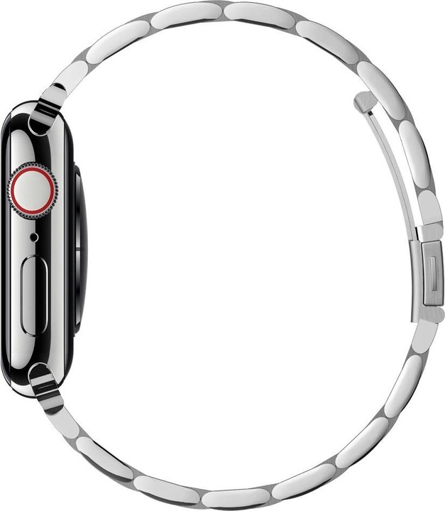 Actual product image Spigen Modern Fit Band for Apple Watch Series 38, 40, 41 mm - silver (38 mm, 40 mm, 41 mm, Stainless steel, Apple Watch Series 1, Apple Watch Series 2, Apple Watch Series 3, Apple Watch Series 4, Apple Watch Series 5, Apple Watch Series 6, Apple Watch Series 7, Apple Watch Series 8, Apple Watch Series 9, Apple Watch SE)