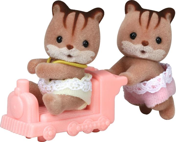 Actual product image Sylvanian Families Walnut Squirrel Twins