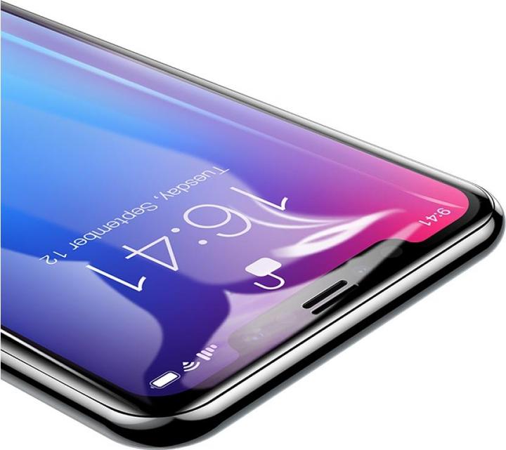 Image du produit Baseus iPhone Xs Max Verre blindé plein écran antireflet