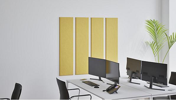 Produktbild eurokraft basic Akustik-Wandplatte (120 x 120 cm)