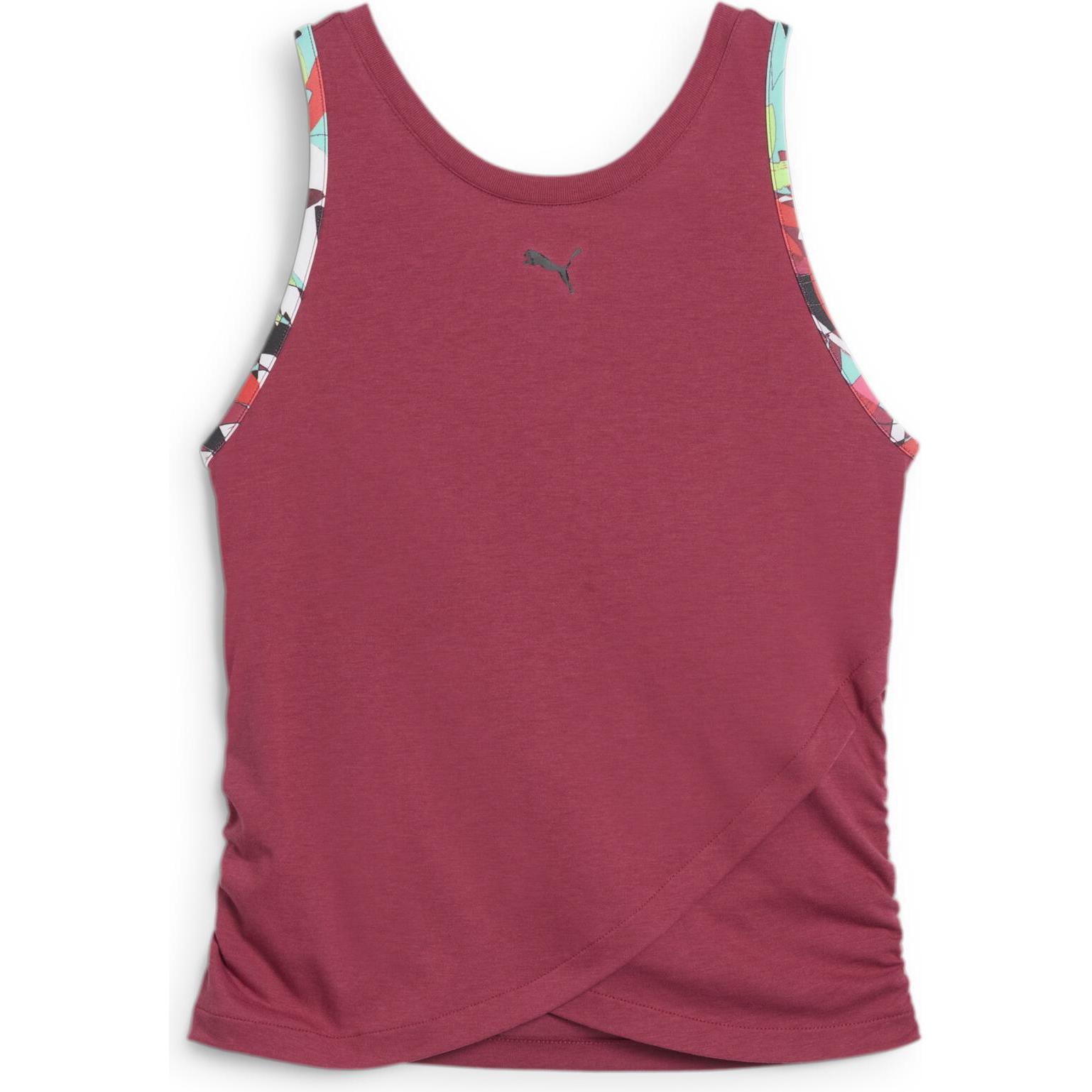 Puma, Herren, Sportshirt, Tropical Aop Tank - Short (XXL), Rot, XXL