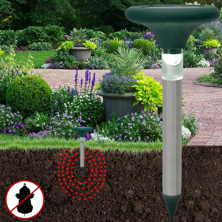 Produktbild Casativo 3er-Set Maulwurffrei mit Rasen- und Wegleuchte