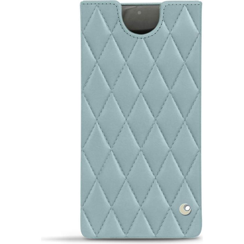 Noreve Lederschutzhülle (Samsung Galaxy Note 10), Smartphone Hülle, Blau