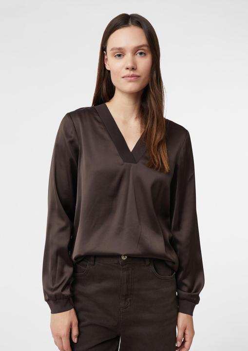 Immagine prodotto Comma Bluse Satinbluse mit V-Ausschnitt (34)