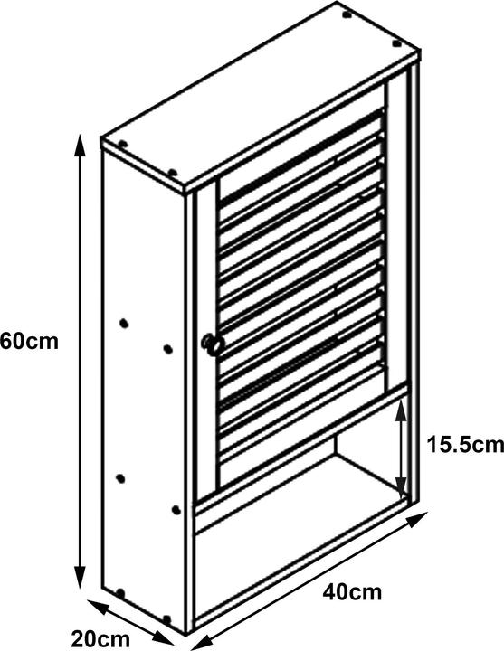 Image du produit En.Casa Gjerstad (60 x 40 x 20 cm)