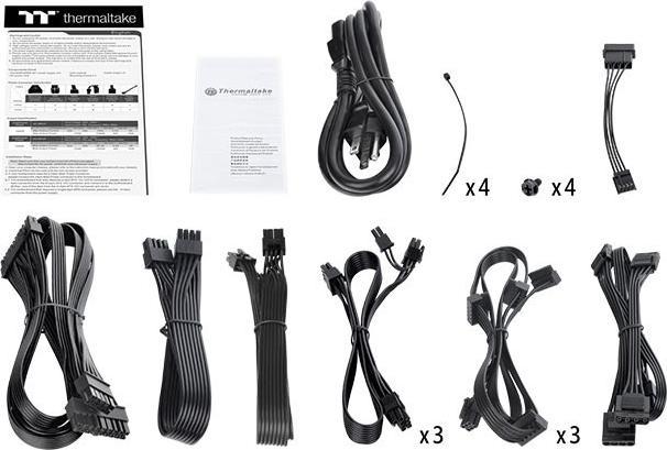 Actual product image Thermaltake Toughpower GF1 1200W Gold (1200 W)