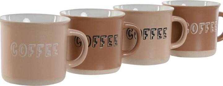 Produktbild Esprit Satz von Kaffeetassen Home Braun Steingut 180 ml 4 Stücke (180 ml, 4 x)