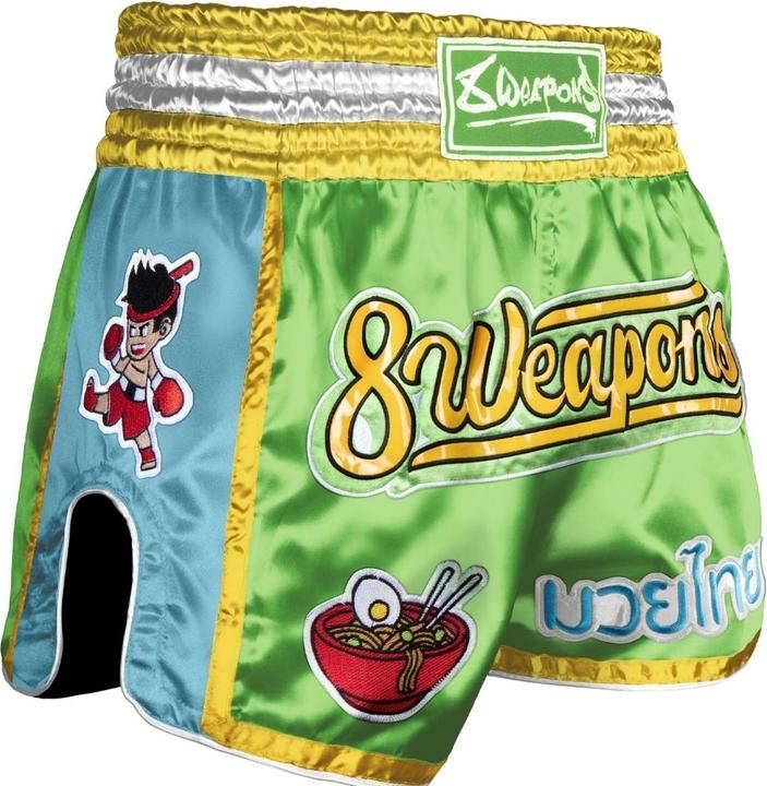 8Weapons 8 WEAPONS Muay Thai Shorts - Yummy green M (M)
