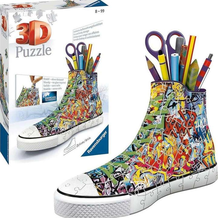 Produktbild Ravensburger 3D - Sneakers Graffiti (108 Teile)