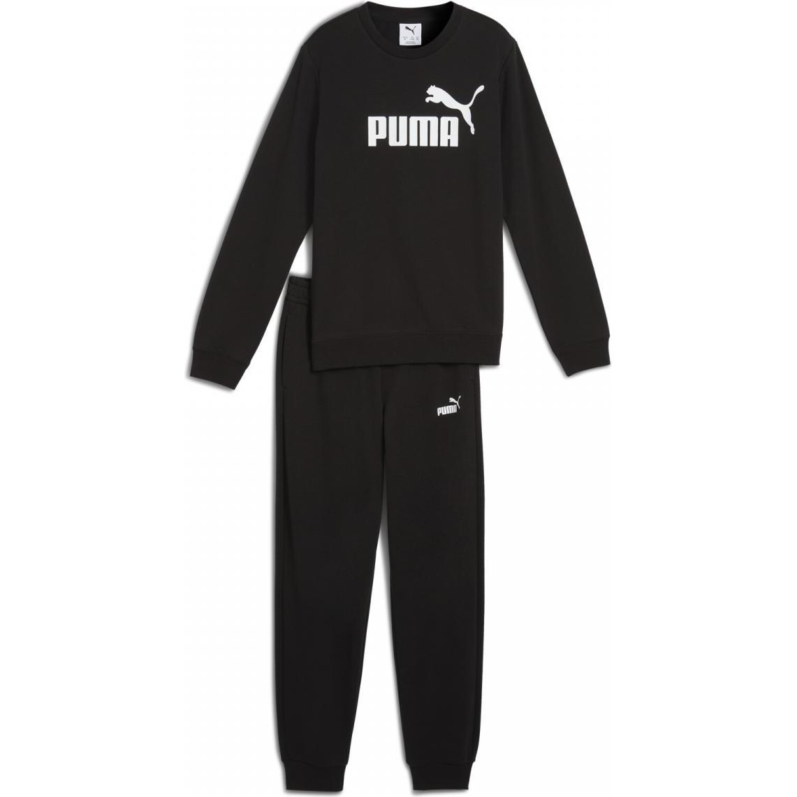 Puma, Jungen, Laufjacke, ESS No.1 Logo Crew Sweat Suit TR B (152), Rot, 152
