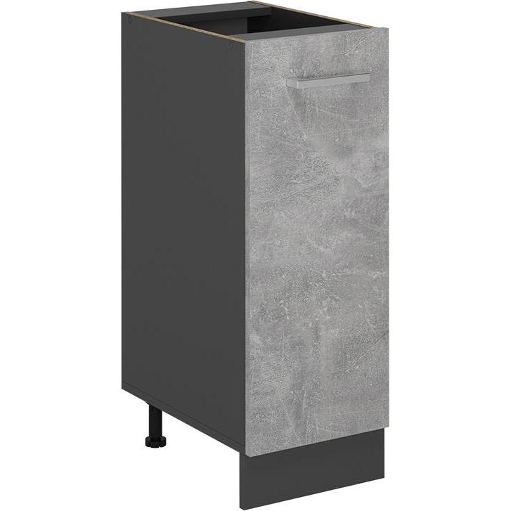 Vicco, Regal, Apothekerschrank R-Line, Beton/Anthrazit, 30 cm ohne Arbeitsplatte