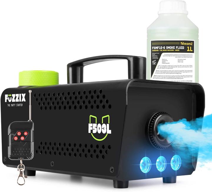 Fuzzix Nebelmaschine mit LED & Fernbedienung