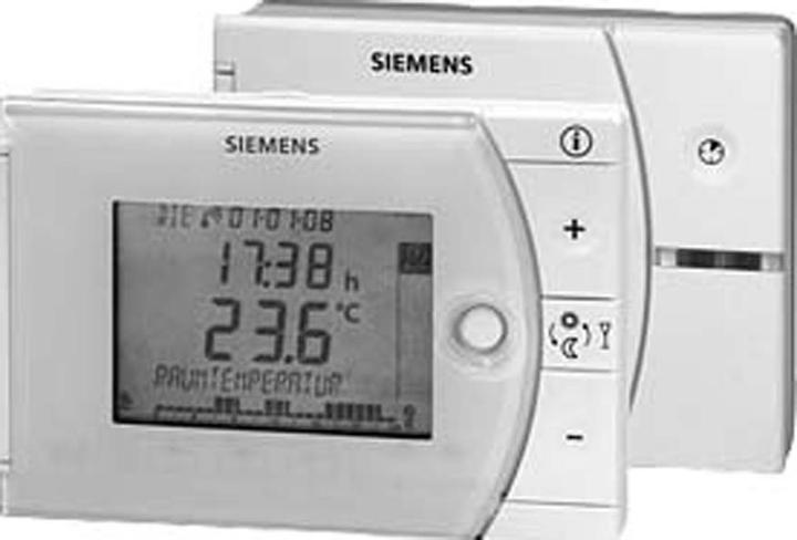 Actual product image Siemens Room thermostat 250V 6A changeover IP20 BPZ:REV24RF/SET