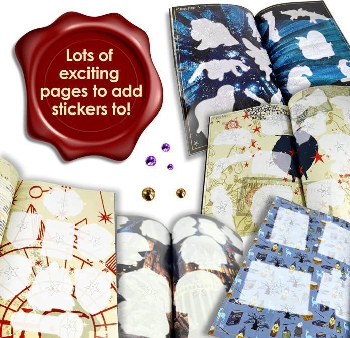 Actual product image Craft Buddy Harry Potter Sticker Album Starterpack