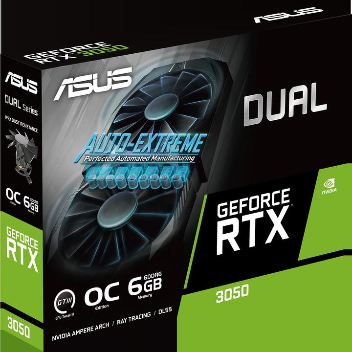 Actual product image ASUS Dual GeForce RTX 3050 OC (6 GB)