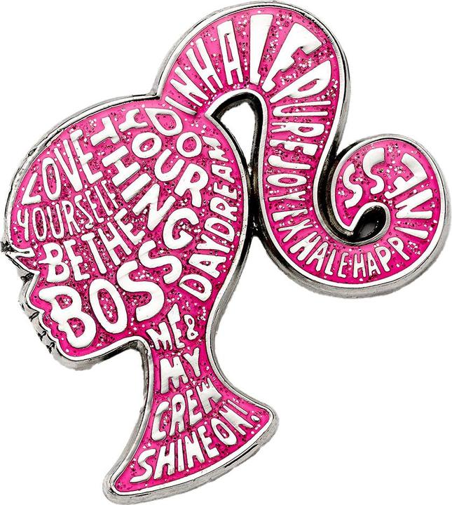 Immagine prodotto Barbie Funkelnde Silhouette Abzeichen Emaille