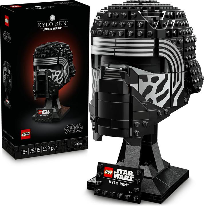 Actual product image LEGO Kylo Ren helmet (75415, LEGO Star Wars)