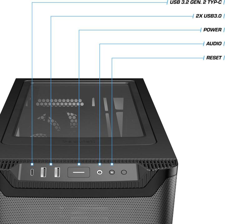 Produktbild Kiebel Phantom IX (AMD Ryzen 7 9700X, 32 GB, GeForce RTX 5070)