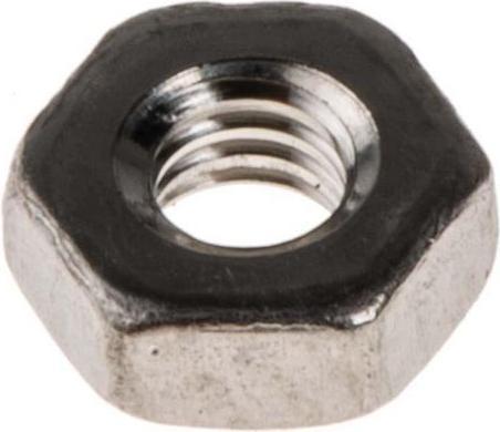 Actual product image RS PRO Hexagon nuts stainless M2.5 (M2.5)
