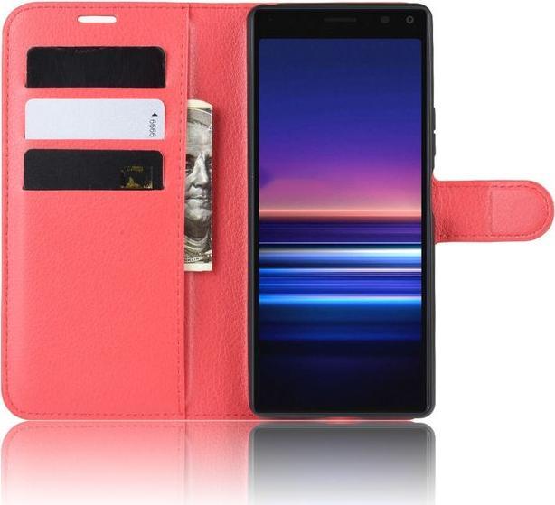 Actual product image MU Classic Litchi Leather Bookcover Series (Sony Xperia 8)