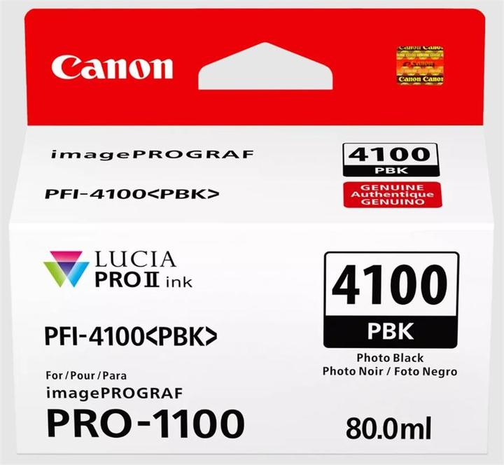 Energie-Label Canon PFI-4100 PBK photo black (BK)