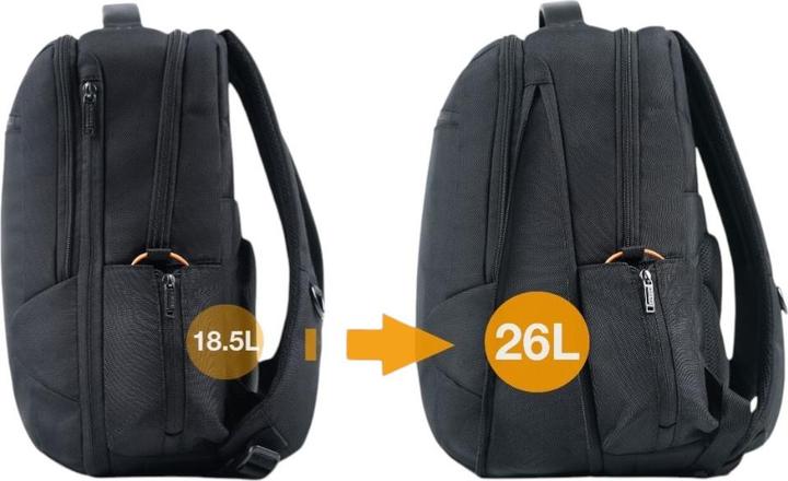 Actual product image Everki Studio EcoFriendly Expandable Backpack Laptop up to 38 cm Recycled Bottles EKP118EECO (18.50 l)