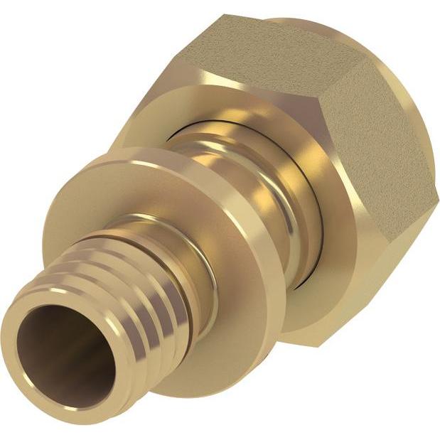 TECE, Rohrverbindungstechnik, TECEflex Verschraubung flachdichtend, Rotguss d= 25mmx1 (Rohrverschraubung)