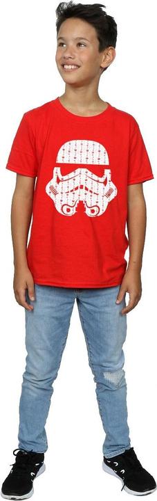 Produktbild Star Wars Christmas Stormtrooper Helmet TShirt Jungen (128)