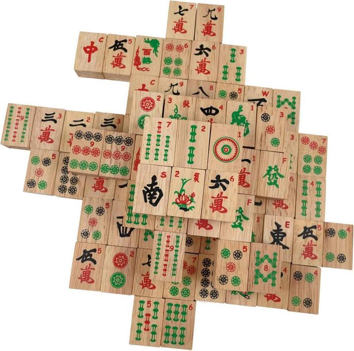 Produktbild Philos Mah Jongg mit arabischen Zahlen (Deutsch, Spanisch, Französisch, Italienisch, Englisch)