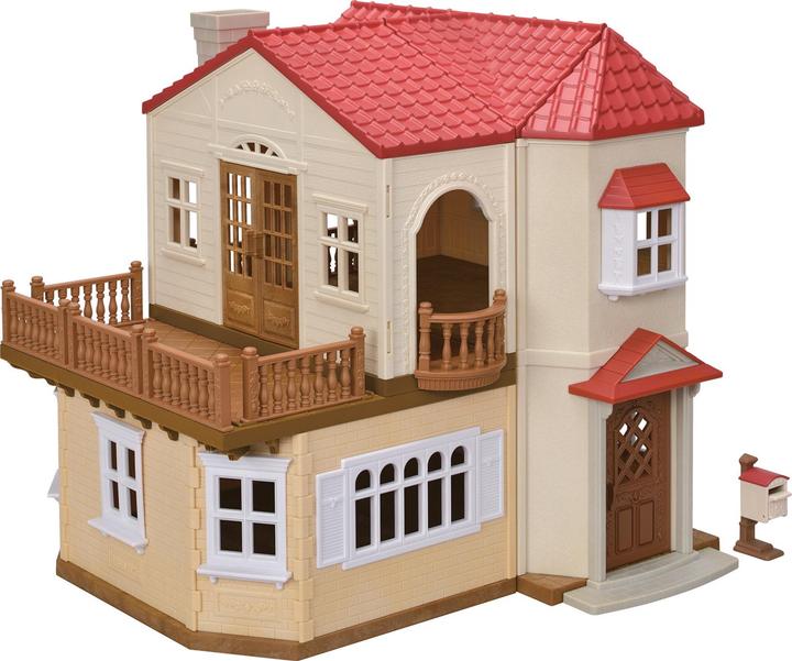 Epoch A country house with a red roof