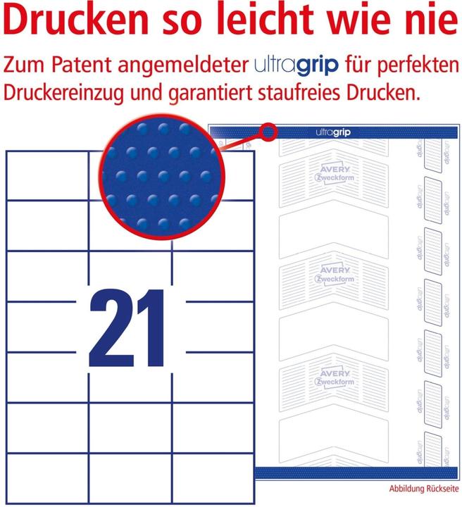 Produktbild Avery Universal-Etiketten