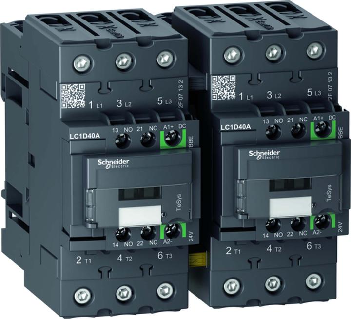 Produktbild Schneider Electric Contactor 40A 3P AC3 24-60V ACDC coil