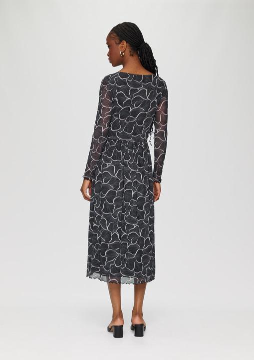 Image du produit s.Oliver Kleid Mesh-Kleid mit U-Boot-Ausschnitt (36)