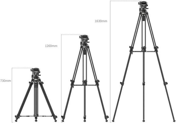 Produktbild SmallRig Lightweight Video Carbon Fiber Tripod Kit AD-50 4685 (Carbon)
